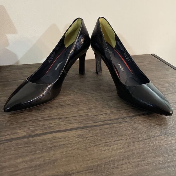 Rockport Total Motion Sheehan Black Pump Comfort Heel TruTech Women's Size 7 - Picture 5 of 8